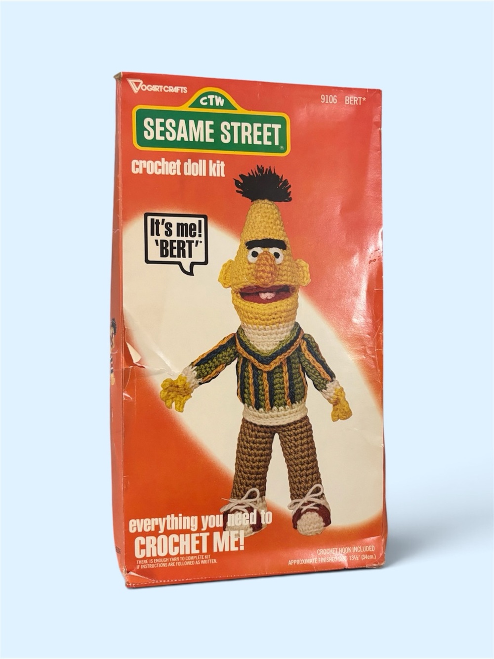 NWOT Sesame Street Crochet Doll Kit Bert